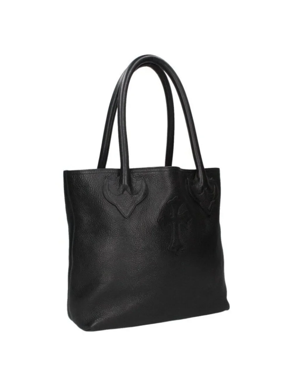 Chrome Hearts FS Tote Leather with Cross Patch